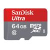 Sandisk 64GB Ultra MicroSD Card (SDHC) + Adapter Class 10