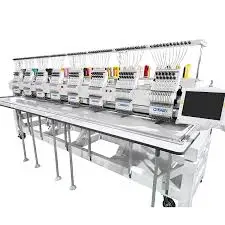 Eight heads embroidery machine