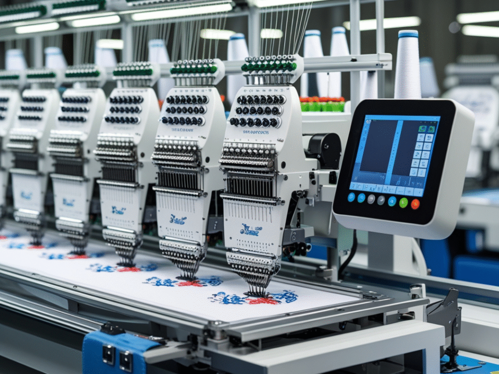 8 head embroidery machine