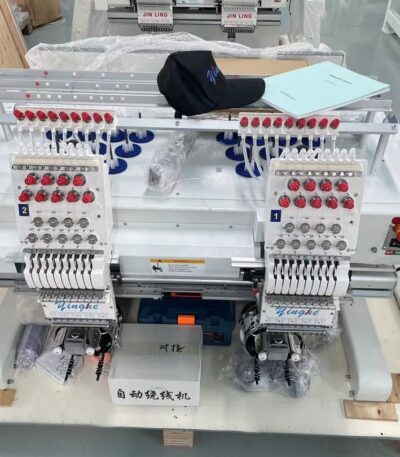 Two head embroidery machine