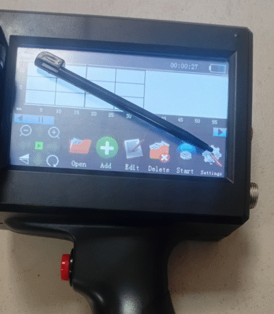Handheld inkjet printer