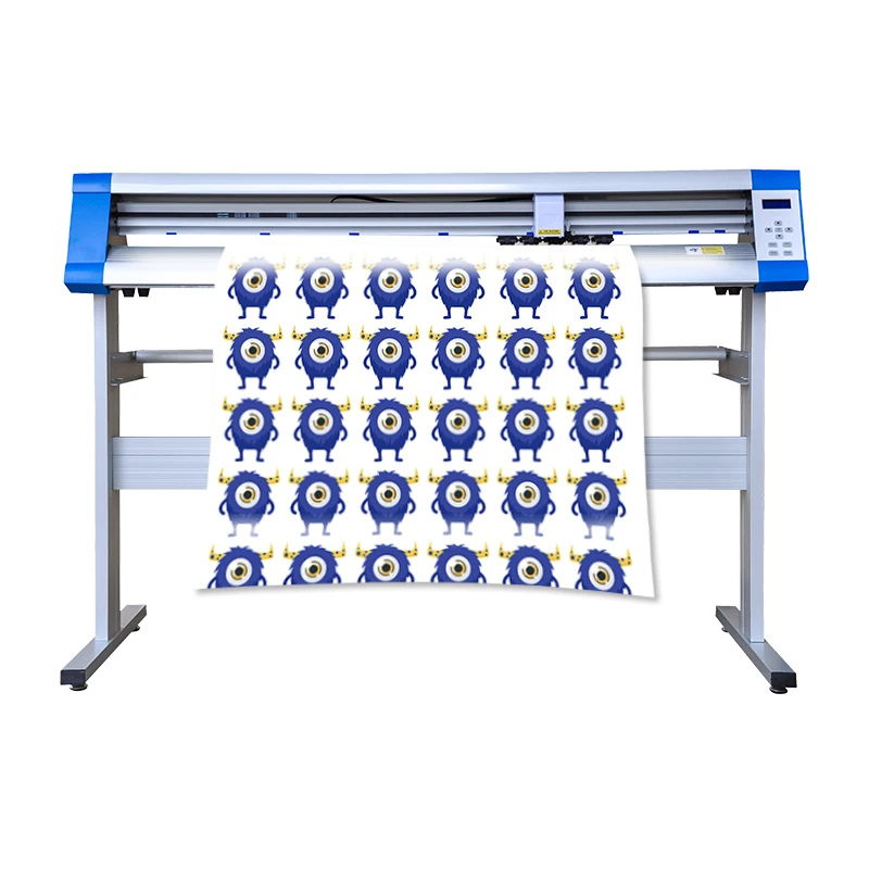 "4ft contour vinyl cutting plotter machine with digital LCD control panel"