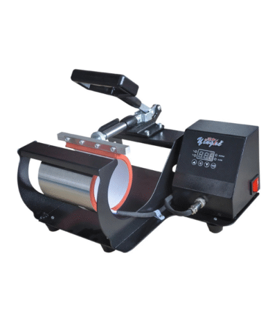 "Single Mug Press Machine with digital control panel and attached 11oz mug element"