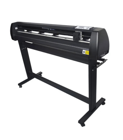 "4 feet cutting plotter vinyl cutter machine with 3-inch LCD control panel and floor stand"