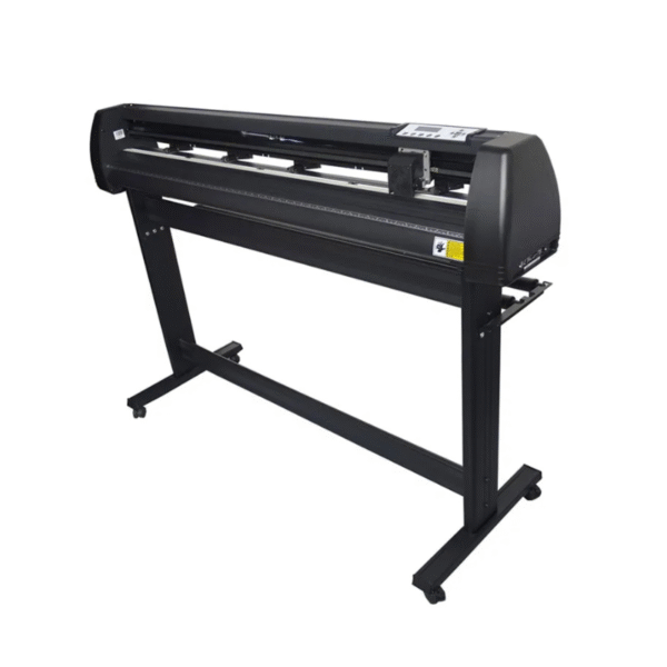 "4 feet cutting plotter vinyl cutter machine with 3-inch LCD control panel and floor stand"