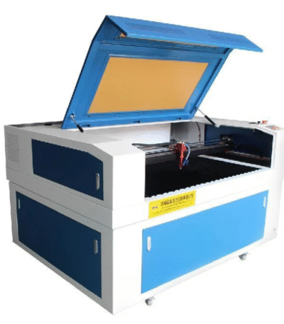 CO2 laser engraving machine with 600x900mm bed engraving detailed wood artwork