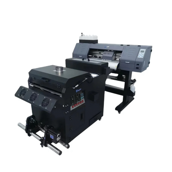 60 cm DTF printing machine printing vibrant designs on transfer film