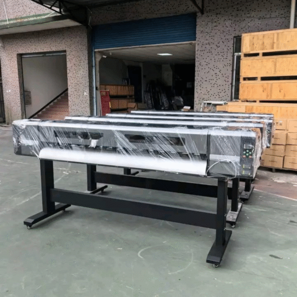 3.2 meter large format eco solvent printer with Epson Dx5 printhead printing vibrant banner