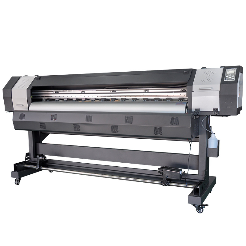 1.8 meter large format eco solvent printer with Epson Dx5 printhead printing vibrant graphics