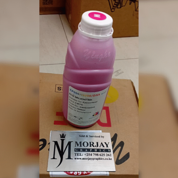 Magenta Eco Solvent CMYK Ink for Digital Printing – Compatible with I3200, Dx5, and XP600 Printers