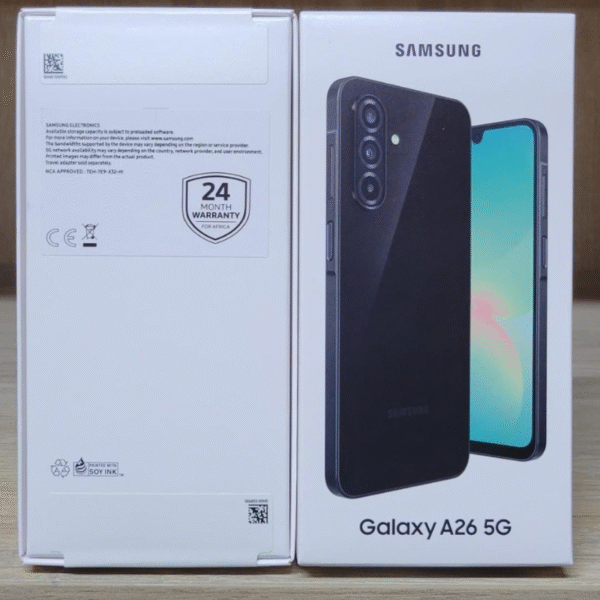 Samsung Galaxy A26 5G – 6.7" Super AMOLED, Exynos 1380, Triple Camera, 5000mAh Battery
